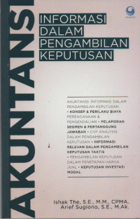 Akuntansi : Informasi dalam Pengambilan Keputusan