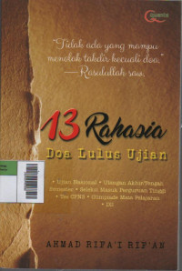 13 Rahasia Doa Lulus Ujian