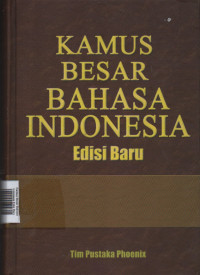 Kamus Besar Bahasa Indonesia Edisi Baru