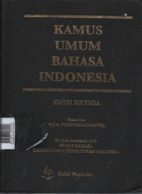 Kamus Umum Bahasa Indonesia : Edisi Tiga