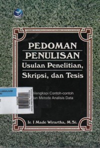 Image of Pedoman Penulisan Usulan Penelitian, Skripsi, dan Tesis